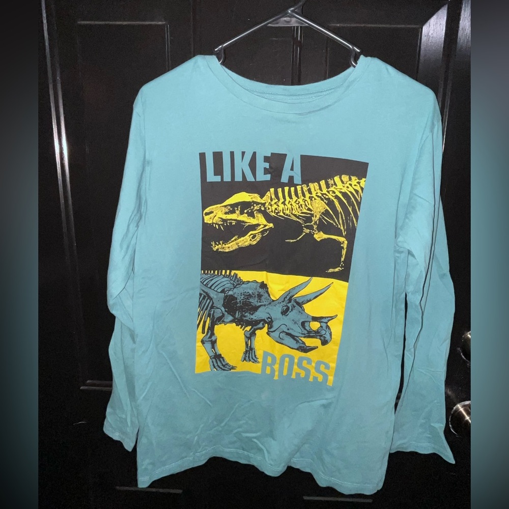 VGUC Children’s Place Boy’s “Like A Boss” Long-Sleeved Tee - Sz XXL/16
